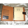 Leather Cover Paper Notebook with High Quality